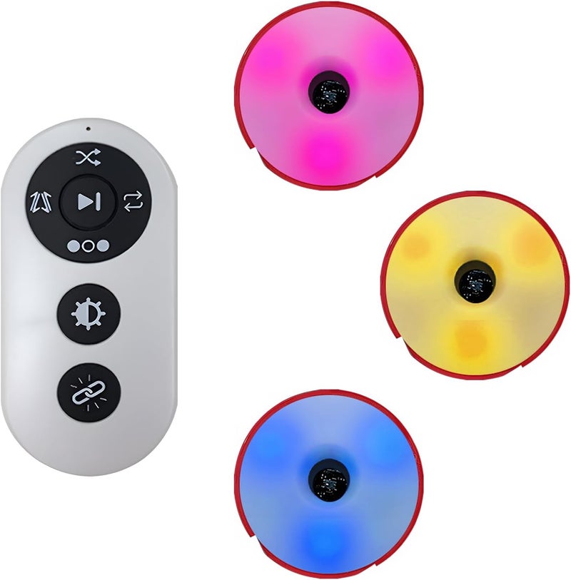 SWTHM 3Pcs/Pk Agile Reaction Training Lamp Set, Reaction Training Light Speed Agile Reaction Light Equipment Quick Reaction Lights Enhancing Speed and Agility Tools - Image 1